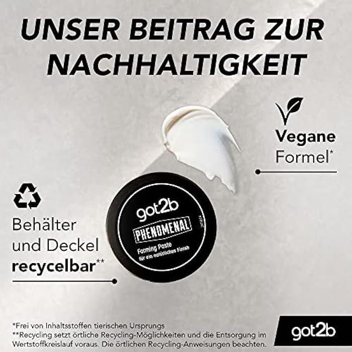 got2b Phenomenal Forming Paste Hold 3 (100 ml), Styling Paste for a Phenomenal, Natural-Looking Style & Powerful Fragrance - Image 5